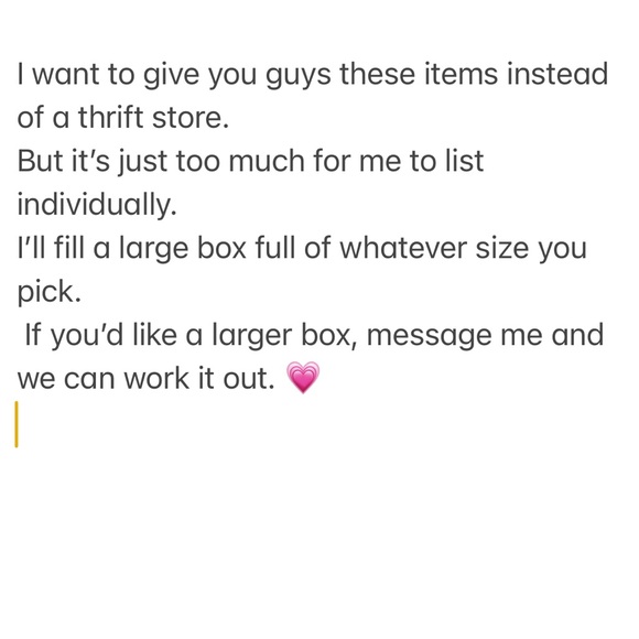 Clothing Bundles ๐ $25 fill a box ๐ Pick your size - Picture 2 of 2